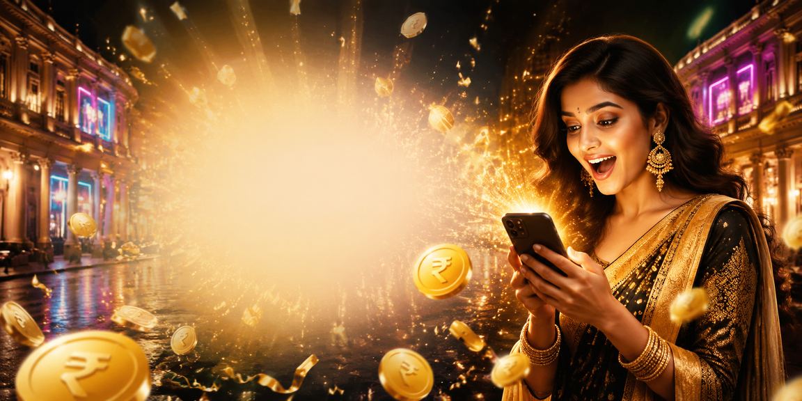 Vibrant slot machine reels in Indian online casino