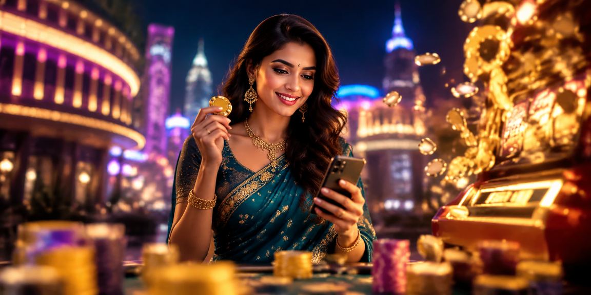 IPL Night Match scene for lottery excitement in India